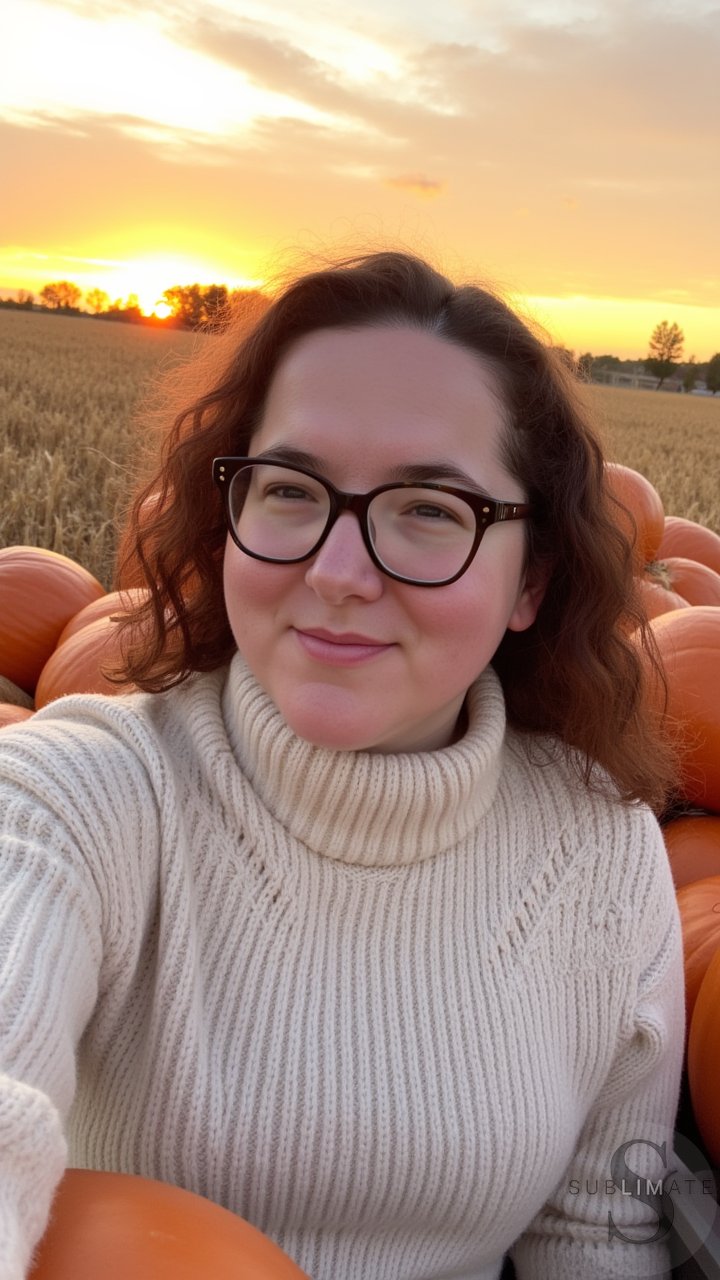 A social-media-ready portrait generated by a Sublimate model